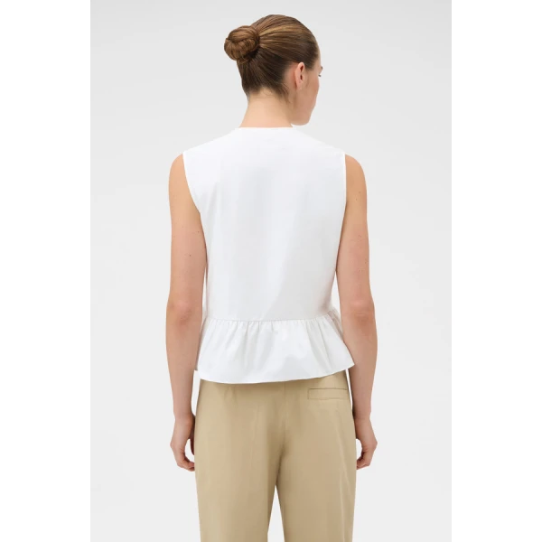 Oroton Oxford Peplum Top - Oroton Tops - Australian Heritage Luxury - Shop at Coveti