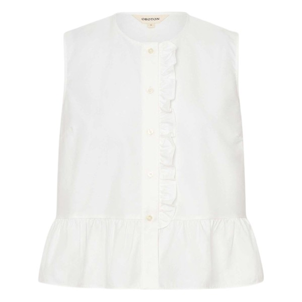 Oroton Oxford Peplum Top - Oroton Tops - Australian Heritage Luxury - Shop at Coveti