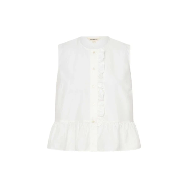 Oroton Oxford Peplum Top - Oroton Tops - Australian Heritage Luxury - Shop at Coveti