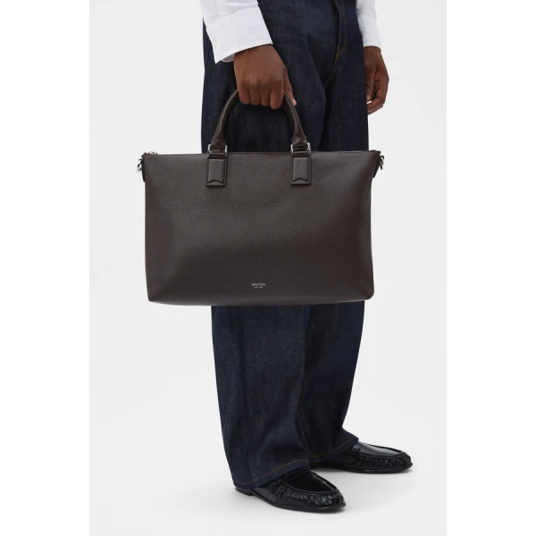 Oroton Paxton Briefcase - Bags - Australian Luxury Leather Handbag at Coveti