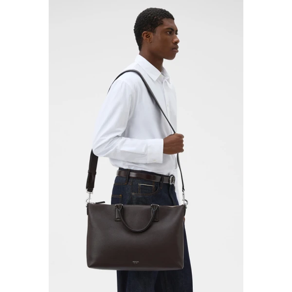 Oroton Paxton Briefcase - Bags - Australian Luxury Leather Handbag at Coveti