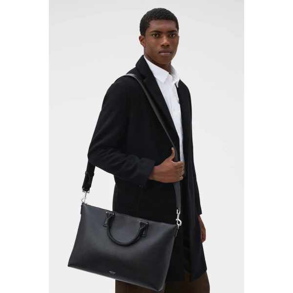 Oroton Paxton Briefcase - Bags - Australian Luxury Leather Handbag at Coveti