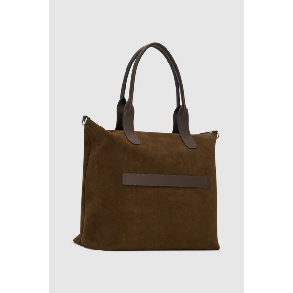 Oroton Paxton Suede Tote - Bags - Australian Luxury Leather Handbag at Coveti