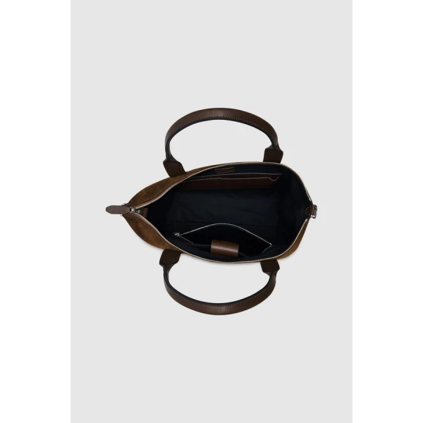Oroton Paxton Suede Tote - Bags - Australian Luxury Leather Handbag at Coveti
