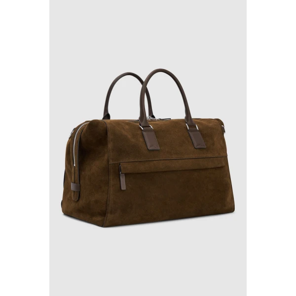 Oroton Paxton Suede Weekender - Bags - Australian Luxury Leather Handbag at Coveti