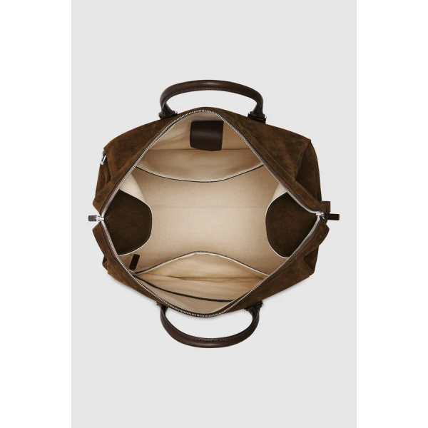 Oroton Paxton Suede Weekender - Bags - Australian Luxury Leather Handbag at Coveti