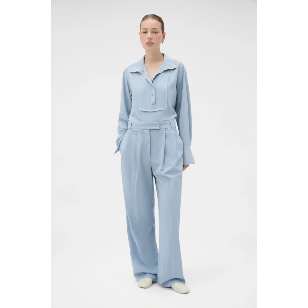 Oroton Pleat Detail Pant - Oroton Pants - Australian Heritage Luxury - Shop at Coveti
