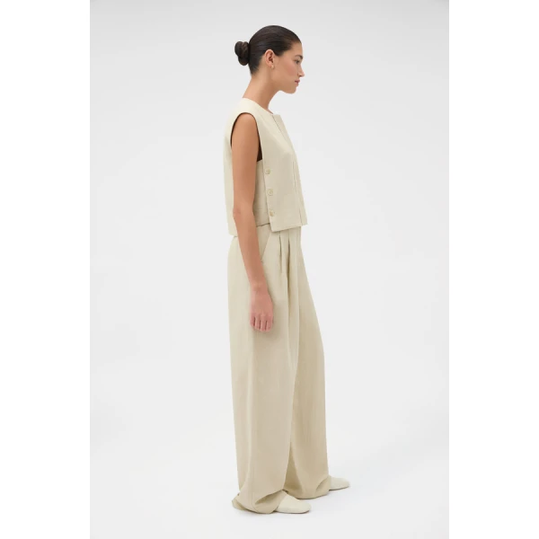 Oroton Pleat Detail Pant - Oroton Pants - Australian Heritage Luxury - Shop at Coveti