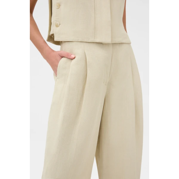 Oroton Pleat Detail Pant - Oroton Pants - Australian Heritage Luxury - Shop at Coveti