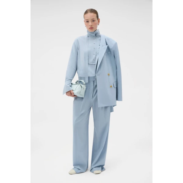 Oroton Pleat Detail Pant - Oroton Pants - Australian Heritage Luxury - Shop at Coveti