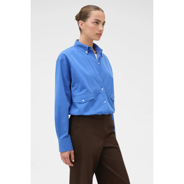 Oroton Poplin Drawstring Shirt - Oroton Tops - Australian Heritage Luxury - Shop at Coveti