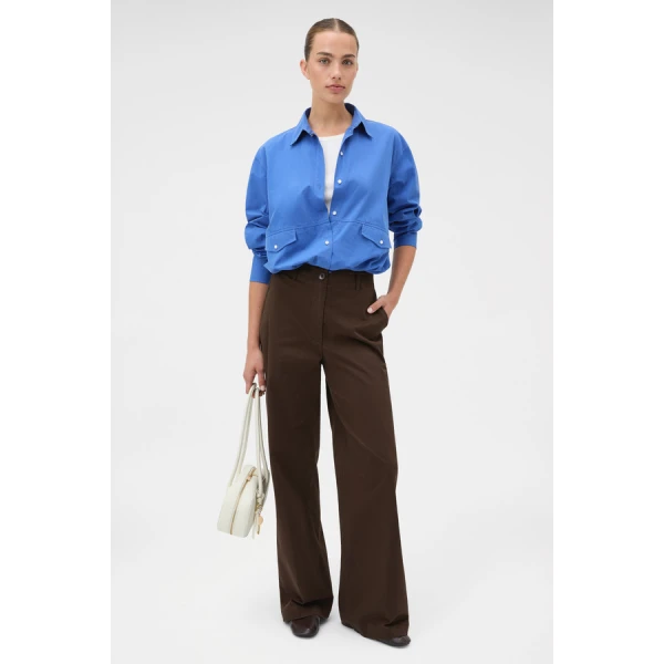 Oroton Poplin Drawstring Shirt - Oroton Tops - Australian Heritage Luxury - Shop at Coveti