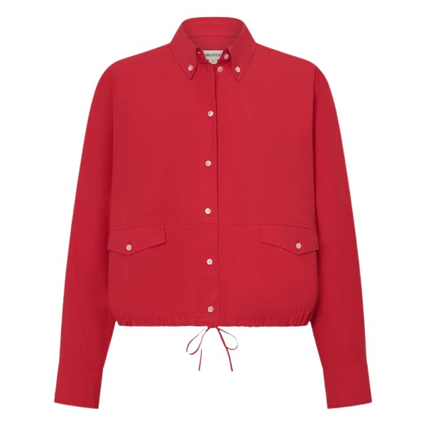Oroton Poplin Drawstring Shirt - Oroton Tops - Australian Heritage Luxury - Shop at Coveti