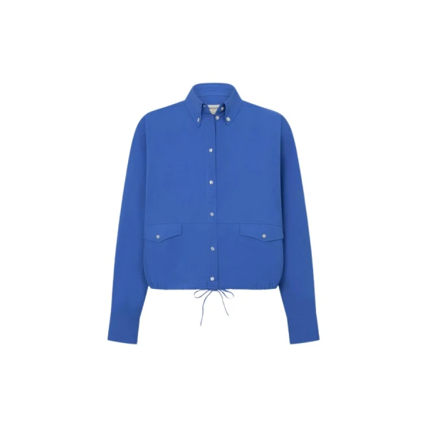 Oroton Poplin Drawstring Shirt - Oroton Tops - Australian Heritage Luxury - Shop at Coveti