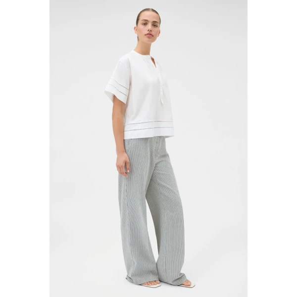 Oroton Railroad Folk Straight Leg Pant - Oroton Pants - Australian Heritage Luxury - Shop at Coveti