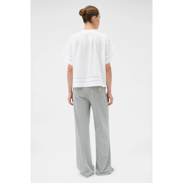 Oroton Railroad Folk Straight Leg Pant - Oroton Pants - Australian Heritage Luxury - Shop at Coveti