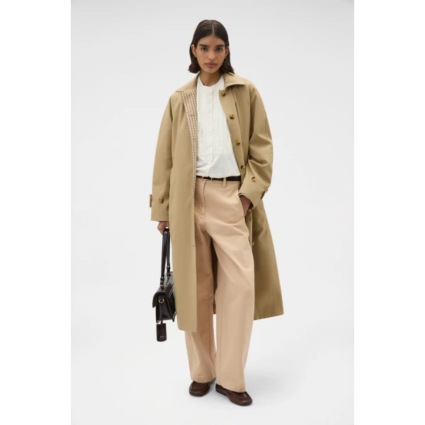 Oroton Reversible Check Mac - Oroton Coats - Australian Heritage Luxury - Shop at Coveti