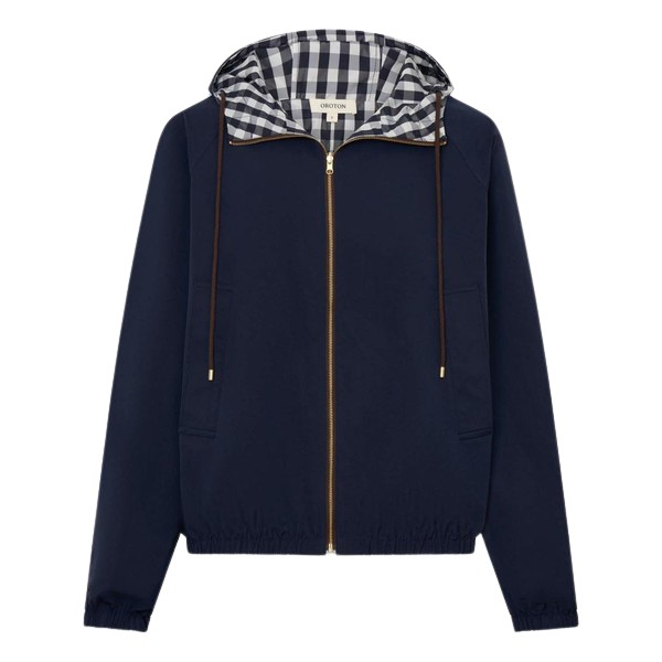 Oroton Reversible Check Windbreaker - Oroton Jackets - Australian Heritage Luxury - Shop at Coveti