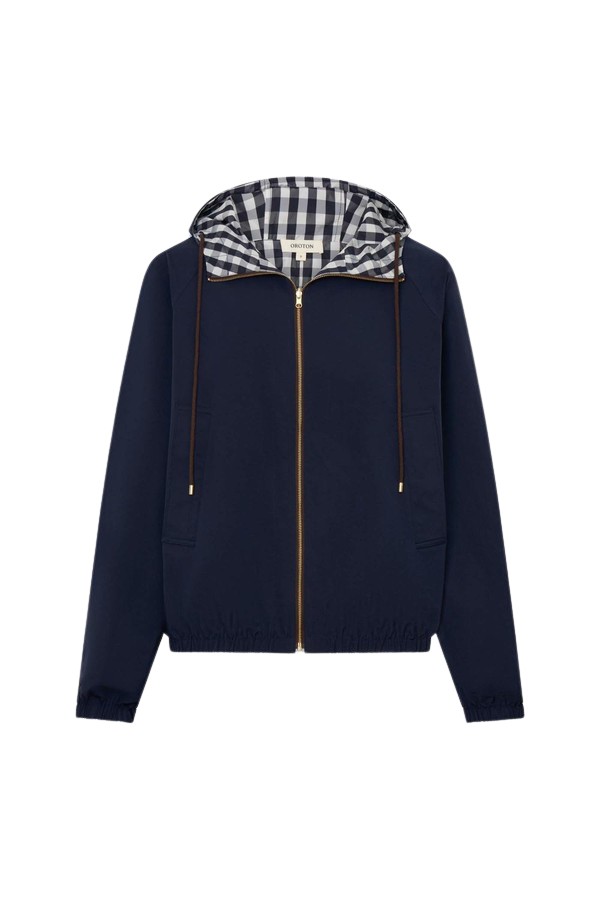 Oroton Reversible Check Windbreaker - Oroton Jackets - Australian Heritage Luxury - Shop at Coveti