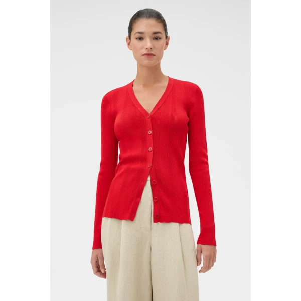 Oroton Ribbed Cardigan - Oroton Knitwear - Australian Heritage Luxury - Shop at Coveti