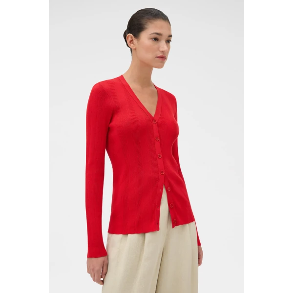 Oroton Ribbed Cardigan - Oroton Knitwear - Australian Heritage Luxury - Shop at Coveti