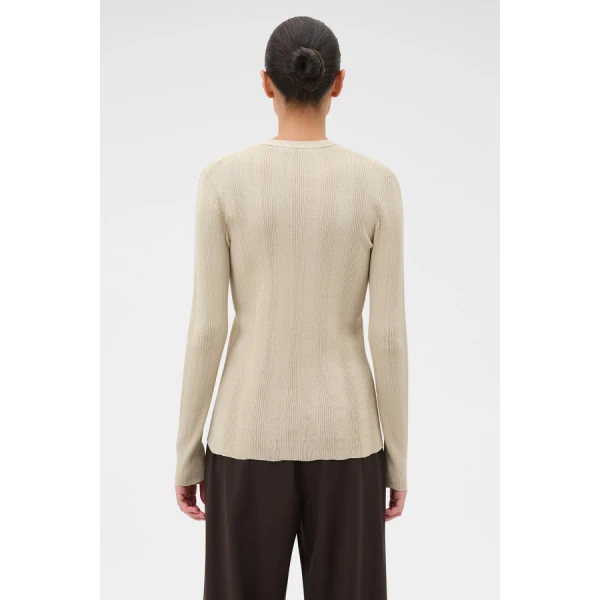 Oroton Ribbed Cardigan - Oroton Knitwear - Australian Heritage Luxury - Shop at Coveti