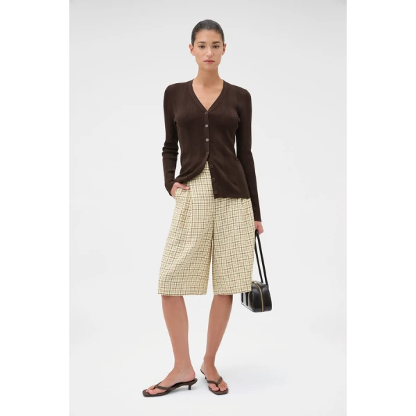Oroton Ribbed Cardigan - Oroton Knitwear - Australian Heritage Luxury - Shop at Coveti