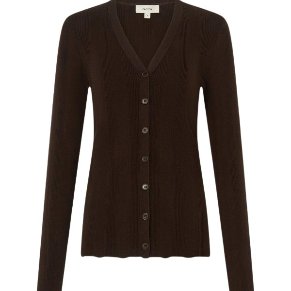 Oroton Ribbed Cardigan - Oroton Knitwear - Australian Heritage Luxury - Shop at Coveti