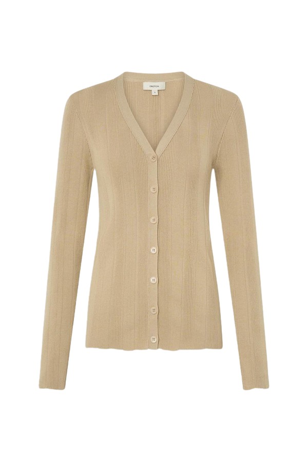 Oroton Ribbed Cardigan - Oroton Knitwear - Australian Heritage Luxury - Shop at Coveti