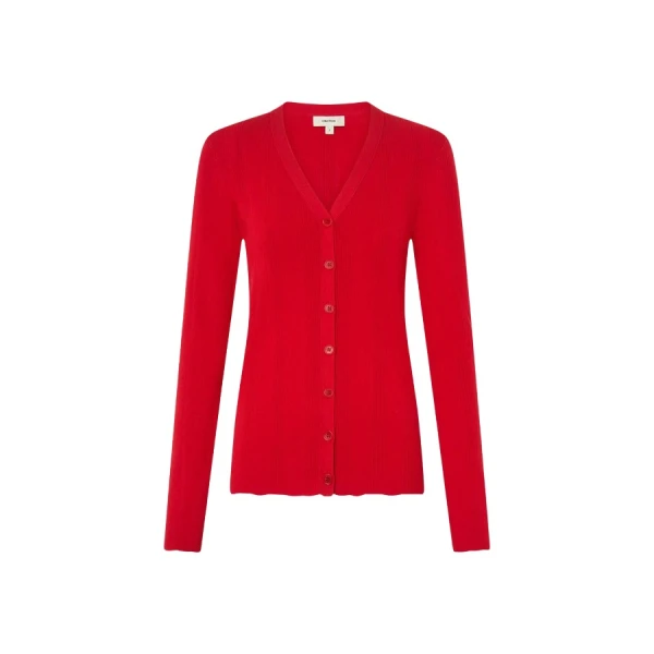 Oroton Ribbed Cardigan - Oroton Knitwear - Australian Heritage Luxury - Shop at Coveti