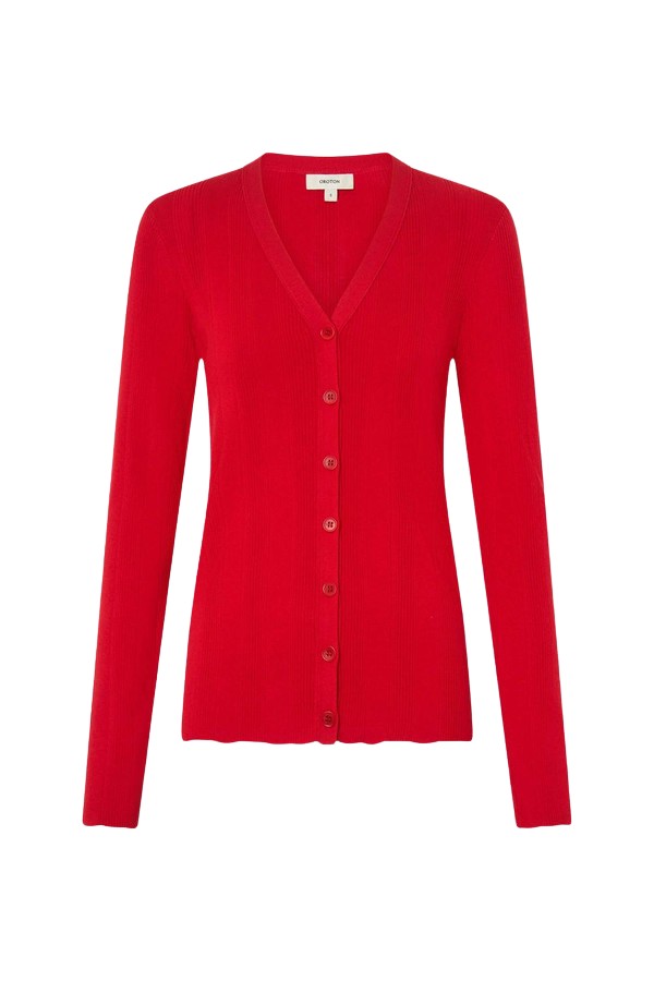 Oroton Ribbed Cardigan - Oroton Knitwear - Australian Heritage Luxury - Shop at Coveti