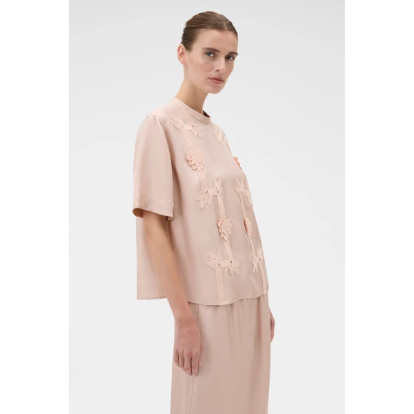 Oroton Ribbon Trim Top - Oroton Tops - Australian Heritage Luxury - Shop at Coveti