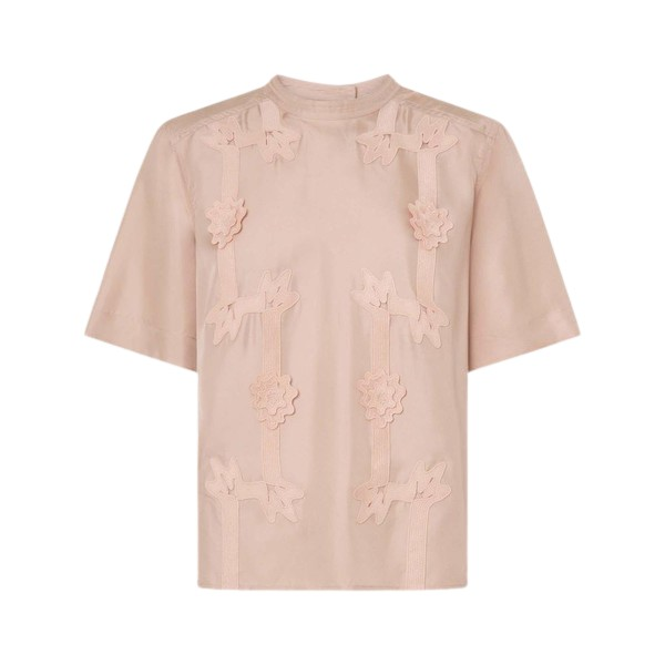 Oroton Ribbon Trim Top - Oroton Tops - Australian Heritage Luxury - Shop at Coveti