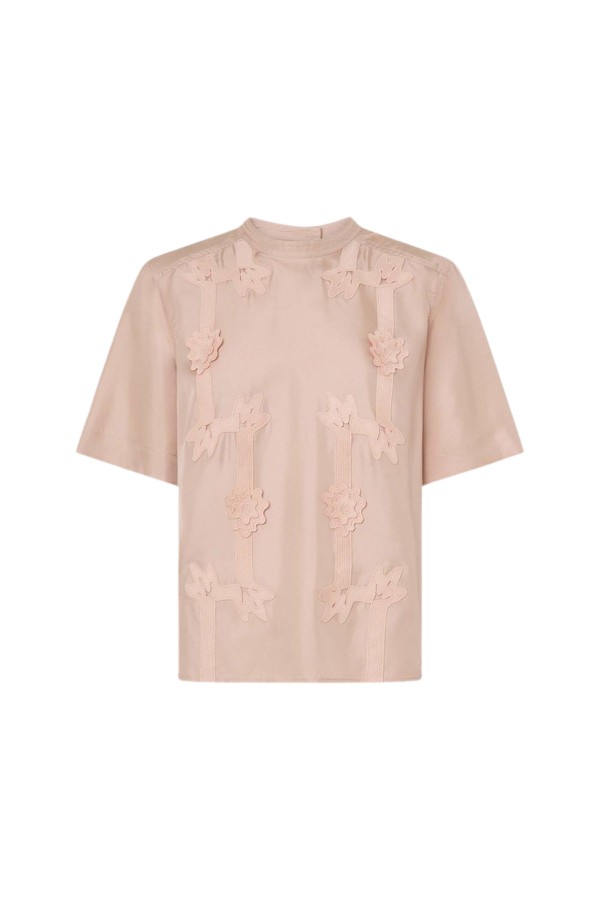 Oroton Ribbon Trim Top - Oroton Tops - Australian Heritage Luxury - Shop at Coveti