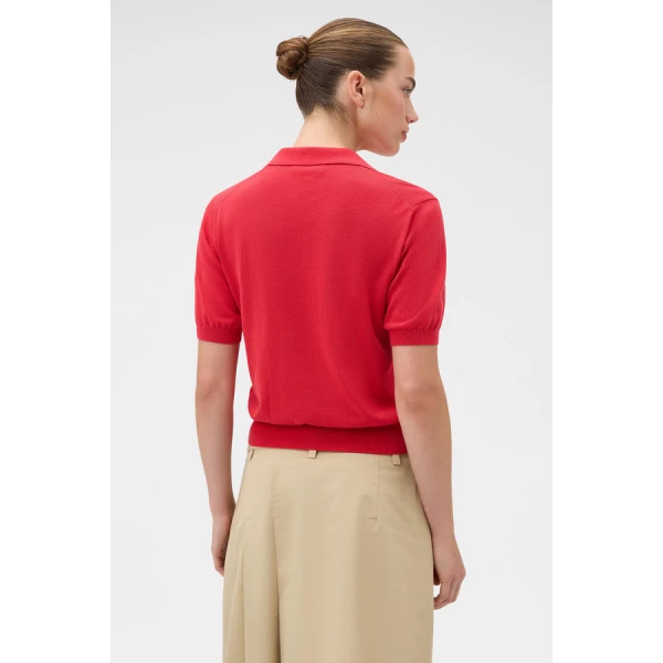 Oroton Short Sleeve Knit Polo - Oroton Tops - Australian Heritage Luxury - Shop at Coveti