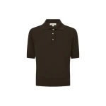 Oroton Short Sleeve Knit Polo - Oroton Tops - Australian Heritage Luxury - Shop at Coveti