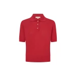 Oroton Short Sleeve Knit Polo - Oroton Tops - Australian Heritage Luxury - Shop at Coveti