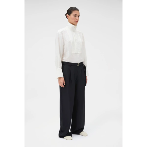 Oroton Silk Belt Detail Pant - Oroton Pants - Australian Heritage Luxury - Shop at Coveti