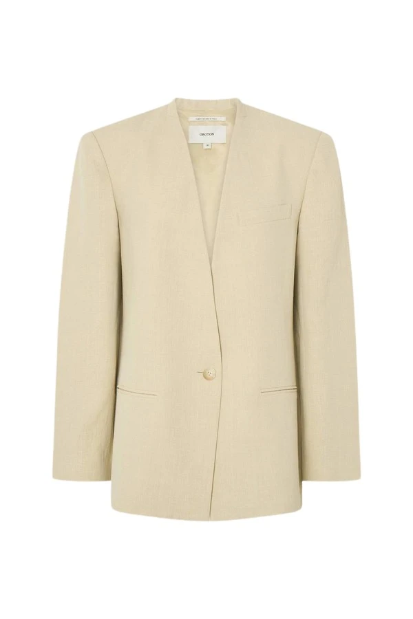 Oroton-Single-Breasted-Blazer18624_nobg Oroton Single Breasted Blazer - Oroton Jackets - Australian Heritage Luxury - Shop at Coveti