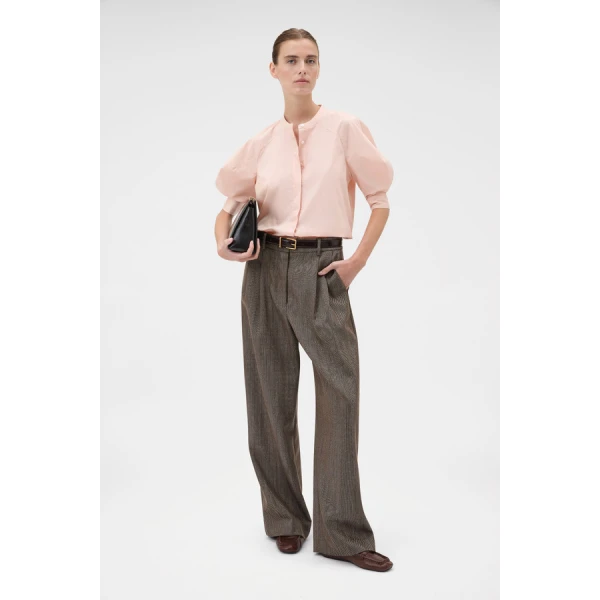 Oroton Sleeve Detail Shirt - Oroton Tops - Australian Heritage Luxury - Shop at Coveti