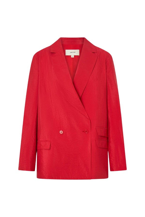 Oroton Soft Double Breasted Blazer - Oroton Jackets - Australian Heritage Luxury - Shop at Coveti