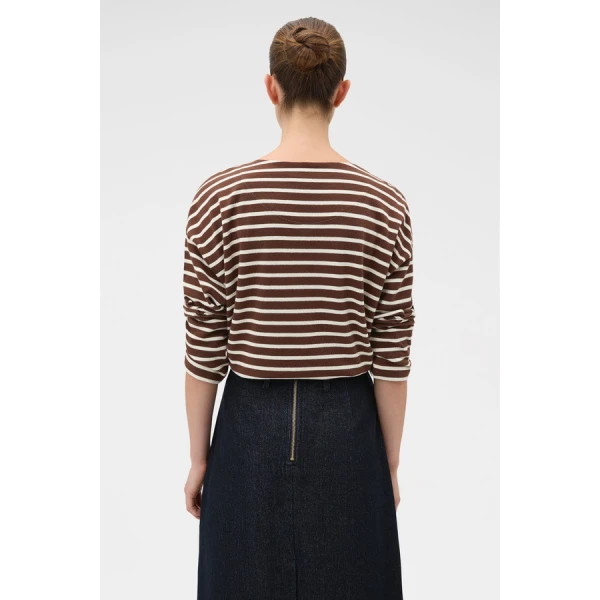 Oroton Stripe Market Tee - Oroton Tops - Australian Heritage Luxury - Shop at Coveti