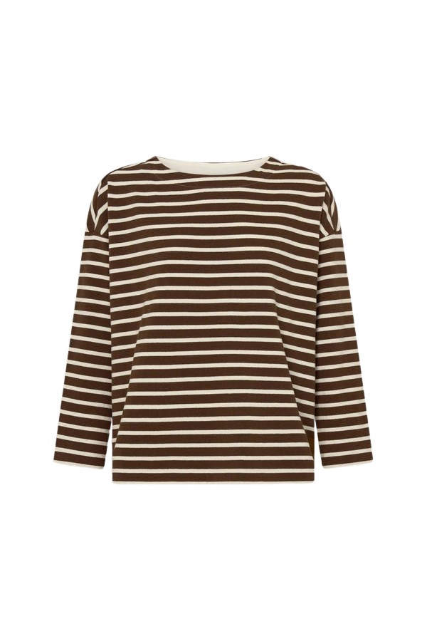 Oroton Stripe Market Tee - Oroton Tops - Australian Heritage Luxury - Shop at Coveti