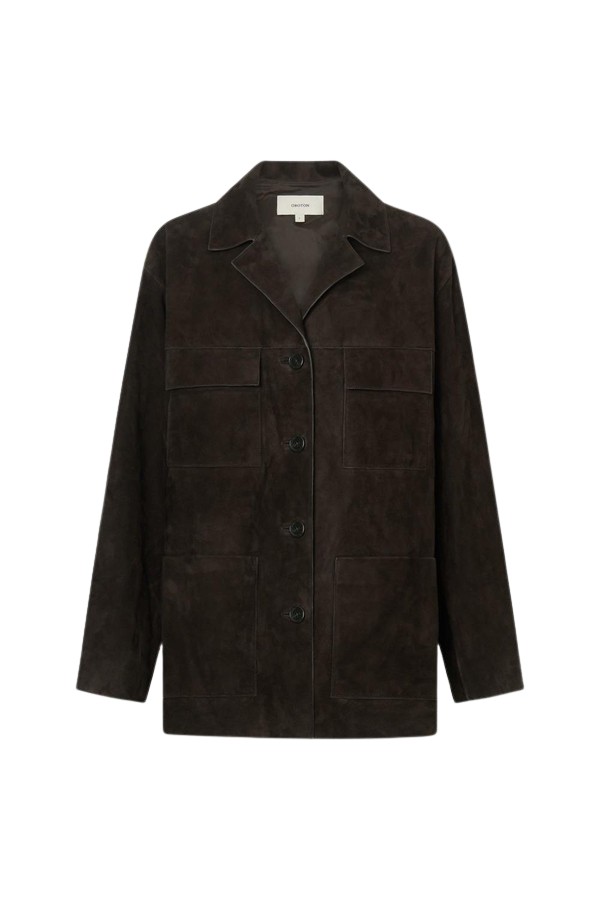 Oroton Suede Jacket - Oroton Jackets - Australian Heritage Luxury - Shop at Coveti