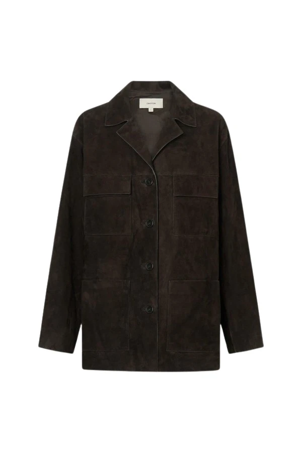 Oroton-Suede-Jacket26716_nobg Oroton Suede Jacket - Oroton Jackets - Australian Heritage Luxury - Shop at Coveti