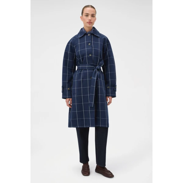 Oroton Sunday Check Mac - Oroton Coats - Australian Heritage Luxury - Shop at Coveti