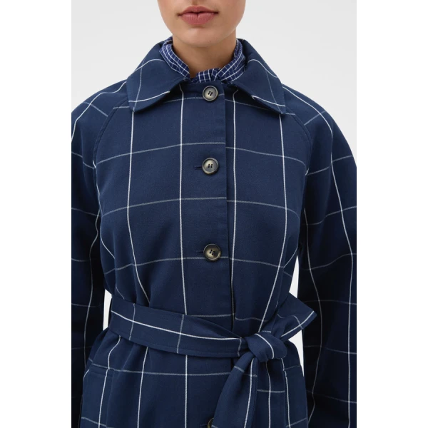 Oroton Sunday Check Mac - Oroton Coats - Australian Heritage Luxury - Shop at Coveti