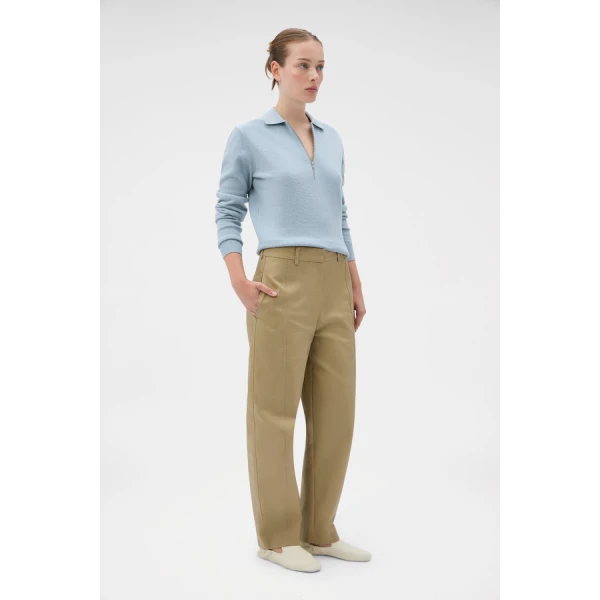 Oroton Tailored Curved Leg Pant - Oroton Pants - Australian Heritage Luxury - Shop at Coveti