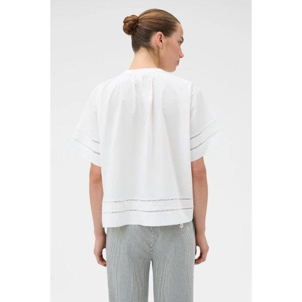 Oroton Trim Detail Smock - Oroton Tops - Australian Heritage Luxury - Shop at Coveti