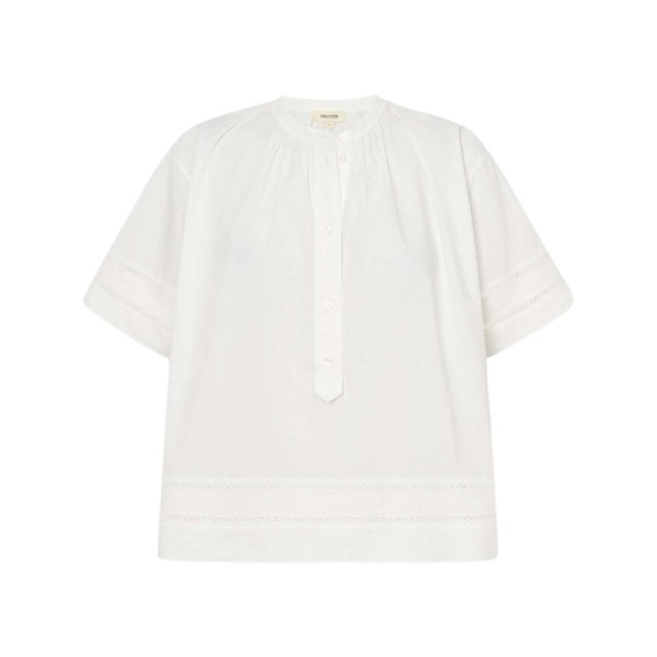 Oroton Trim Detail Smock - Oroton Tops - Australian Heritage Luxury - Shop at Coveti